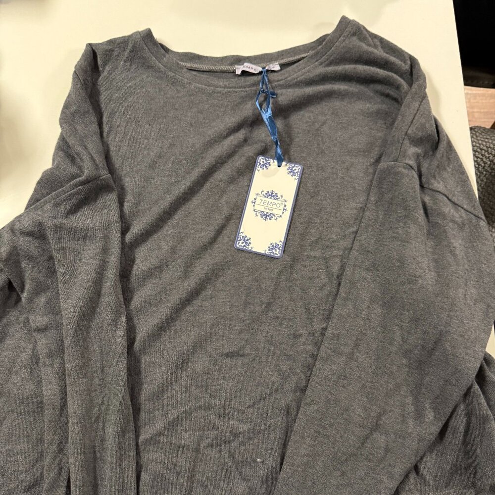 Tempo Paris Grey Long Sleeve